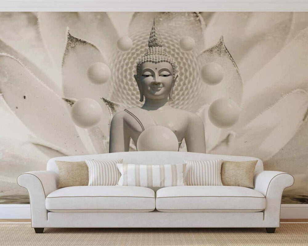 3D Wallpaper Buddha Various Designs SKU# WAL0107